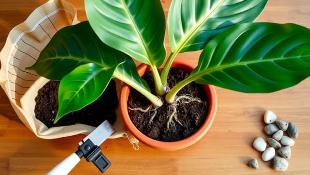 Så här plantera om monstera på rätt sätt